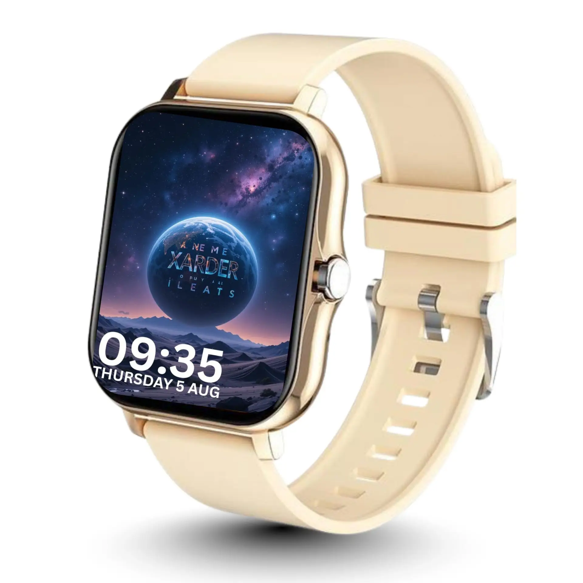 Xarder X1 Pro Smart Watch BT Calling, AI Assistant, Health Monitor, Sleep Monitor, Custom Face Rubber Strap - Image 4